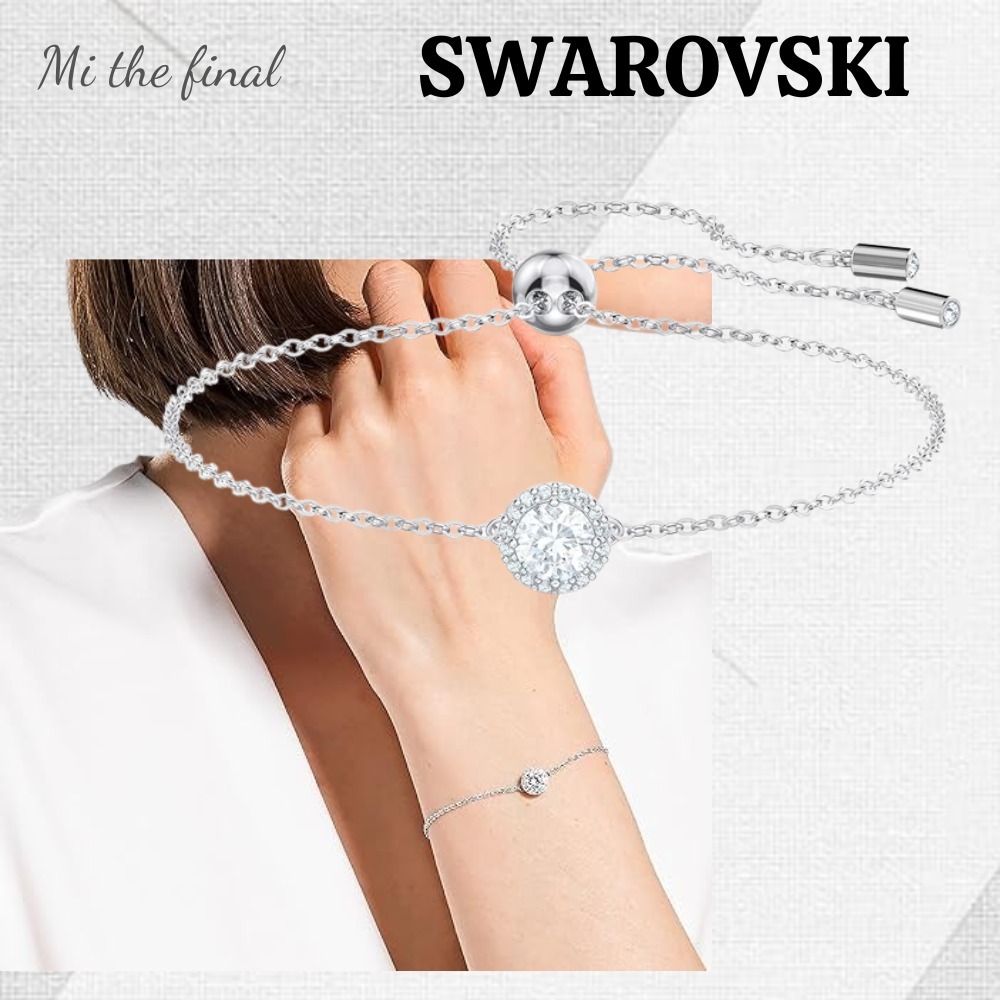 【SWAROVSKI】ラウンドカット センターストーン ブレスレット