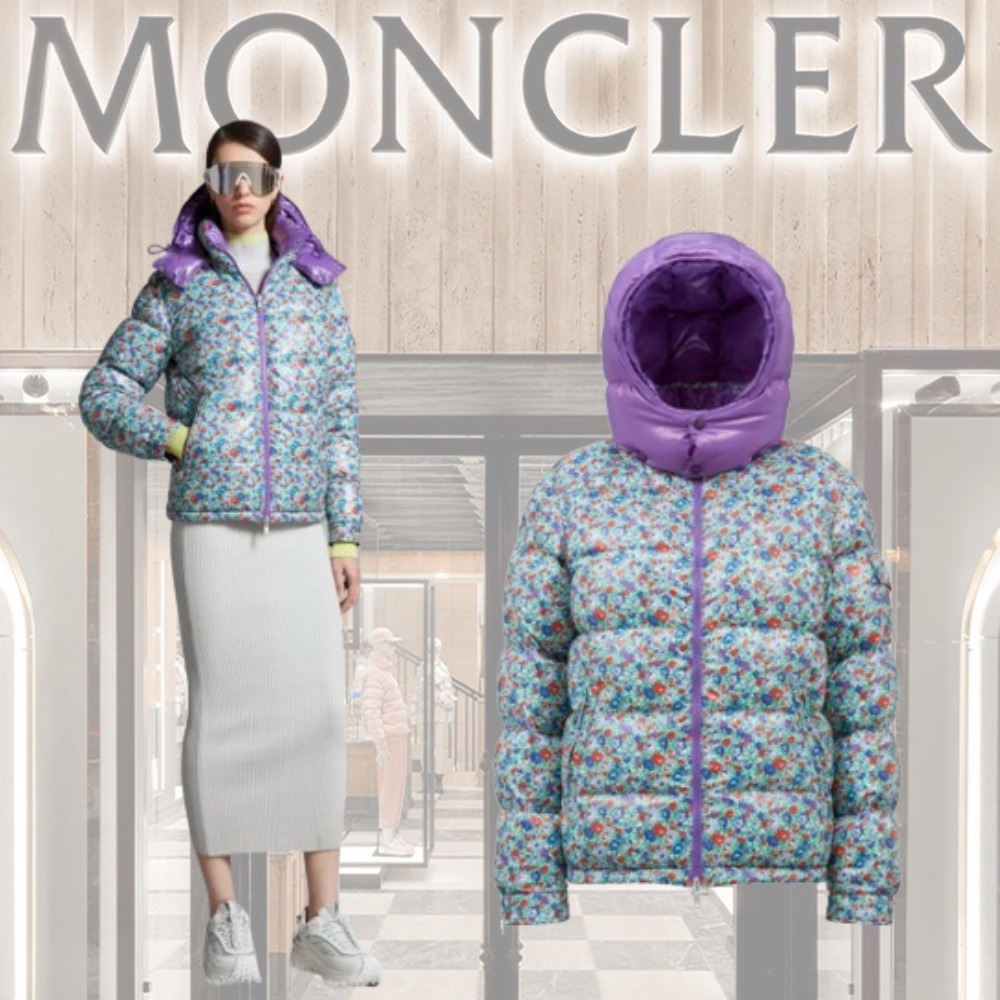 ★【MONCLER(モンクレール)】GUIMARD★プリントダウンジャケット