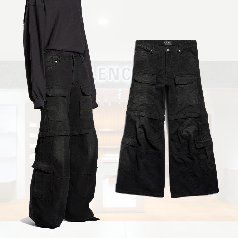 送料込み*BALENCIAGA*FLARED CARGO パンツ (BALENCIAGA/デニム 送料込み*BALENCIAGA*FLARED CARGO パンツ (BALENCIAGA/デニム