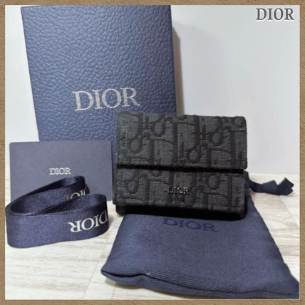 三つ折り Dior DIOR OBLIQUE(ディオール ディオールオブリーク