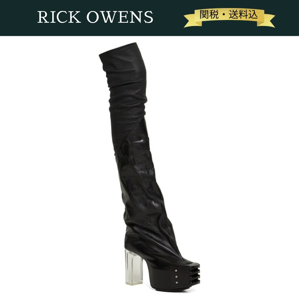 【関税・送料込】RICK OWENS Luxor プラットフォームブーツ