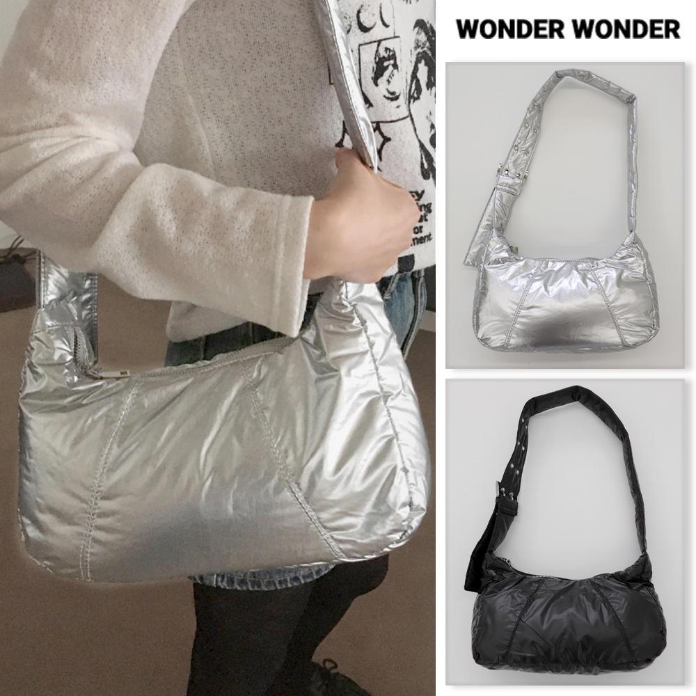 【WONDER WONDER】Parnell Eyelet Padded Shoulder Cross Bag
