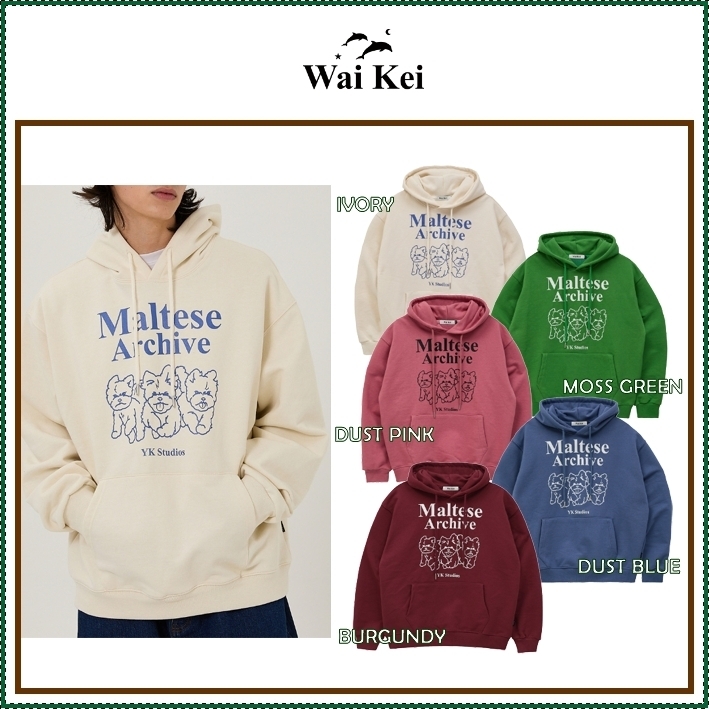 【Wai Kei】 MALTESE ARCHIVE LINE GRAPHIC HOOD T-SHIRTS