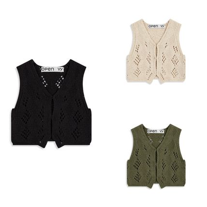 第一ネット ニットベスト OPEN YY_TheOpen Product(オープンワイワイ_ザ トップス