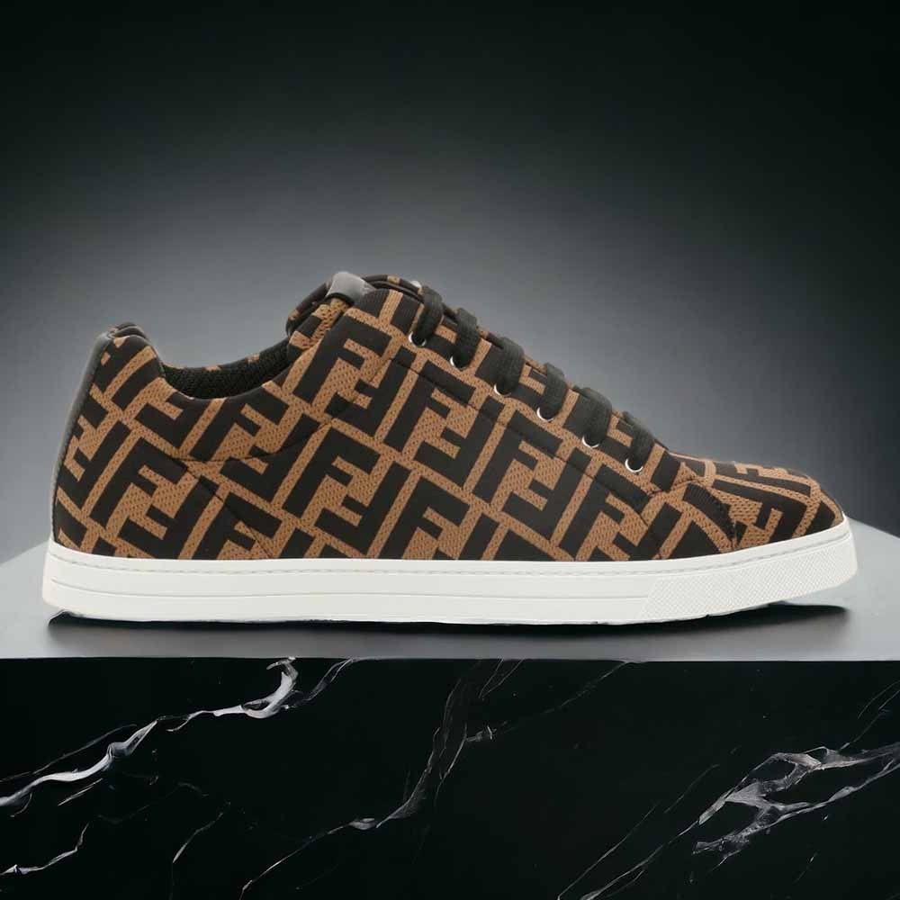 スニーカー FENDI FF KNIT SNEAKERS