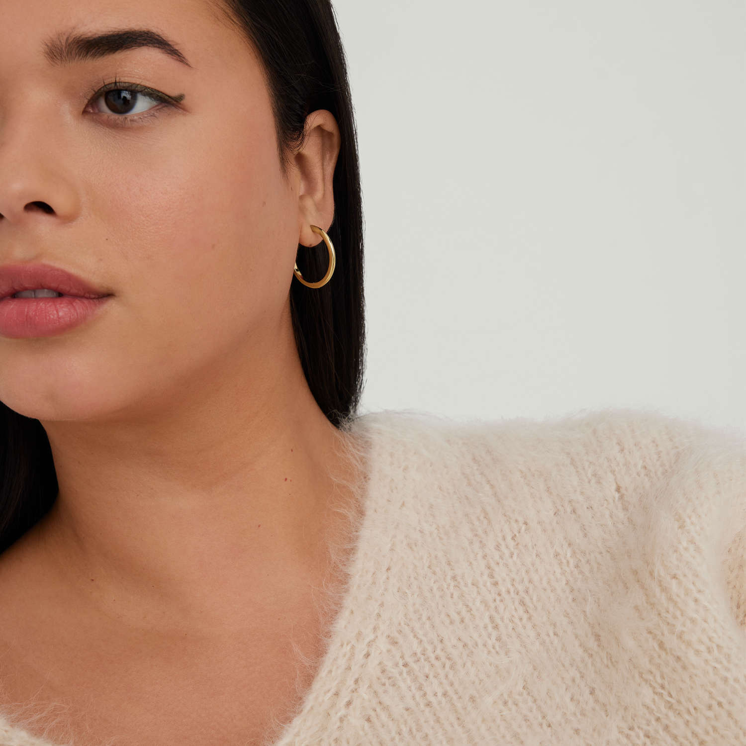 オシャレ】MEJURI メジュリ Tube Large Hoops ピアス