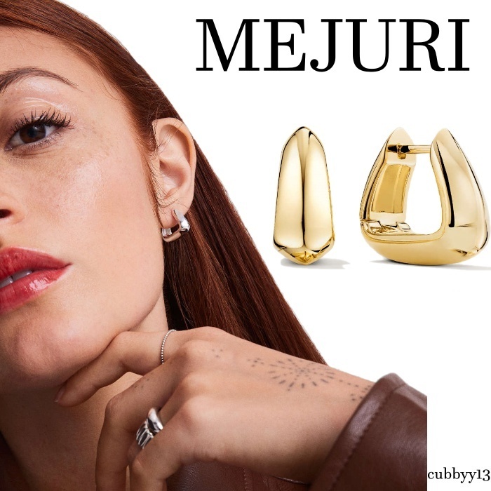 【オシャレ】MEJURI メジュリPatra Medium Hoops ピアス