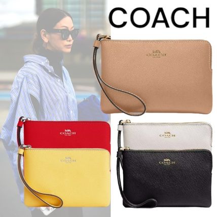 Coach Clutches Casual Style Faux Fur Bag in Bag 2WAY Plain Elegant Style