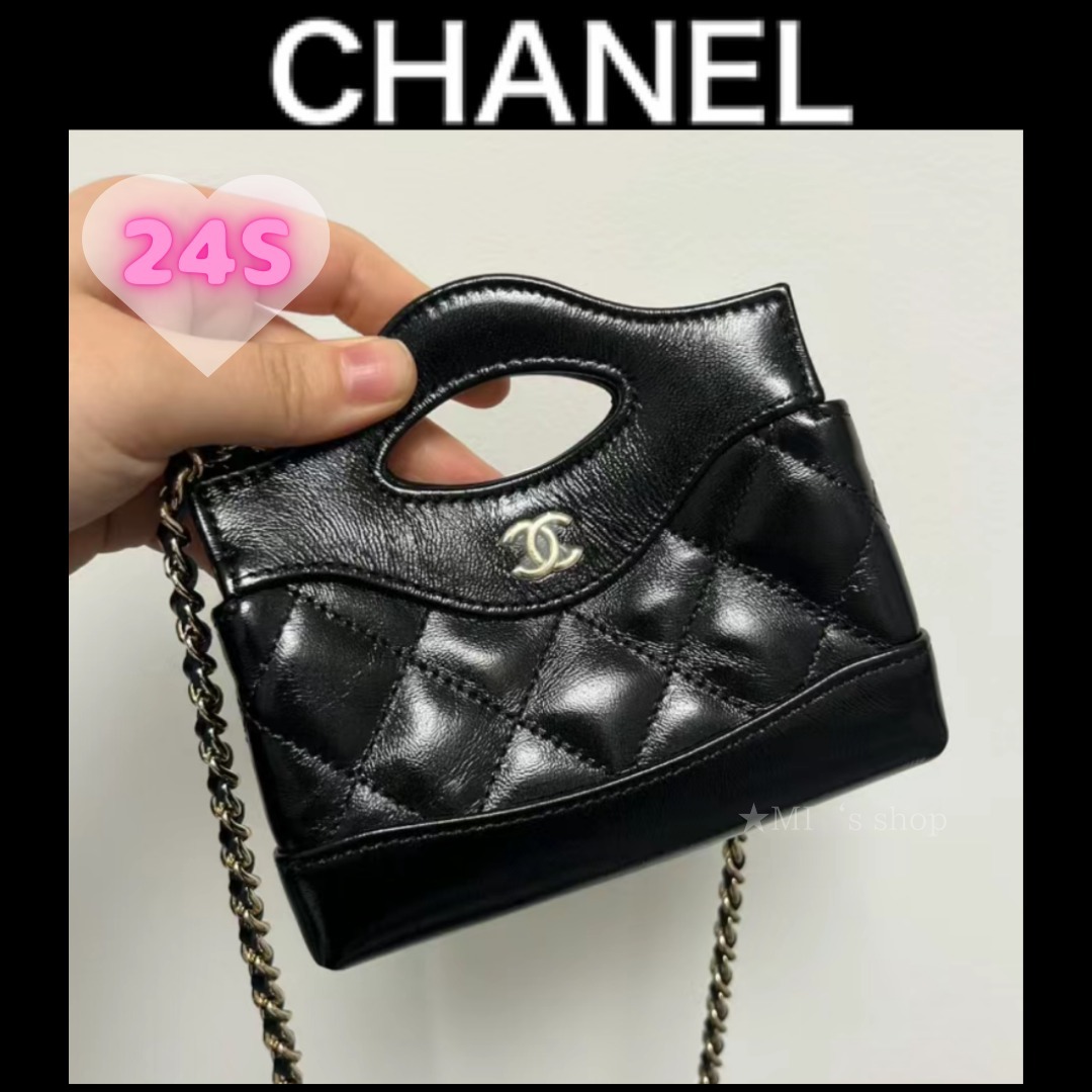 【ちょこんとかわいいサイズ感♪】CHANEL ミニショルダーバッグ