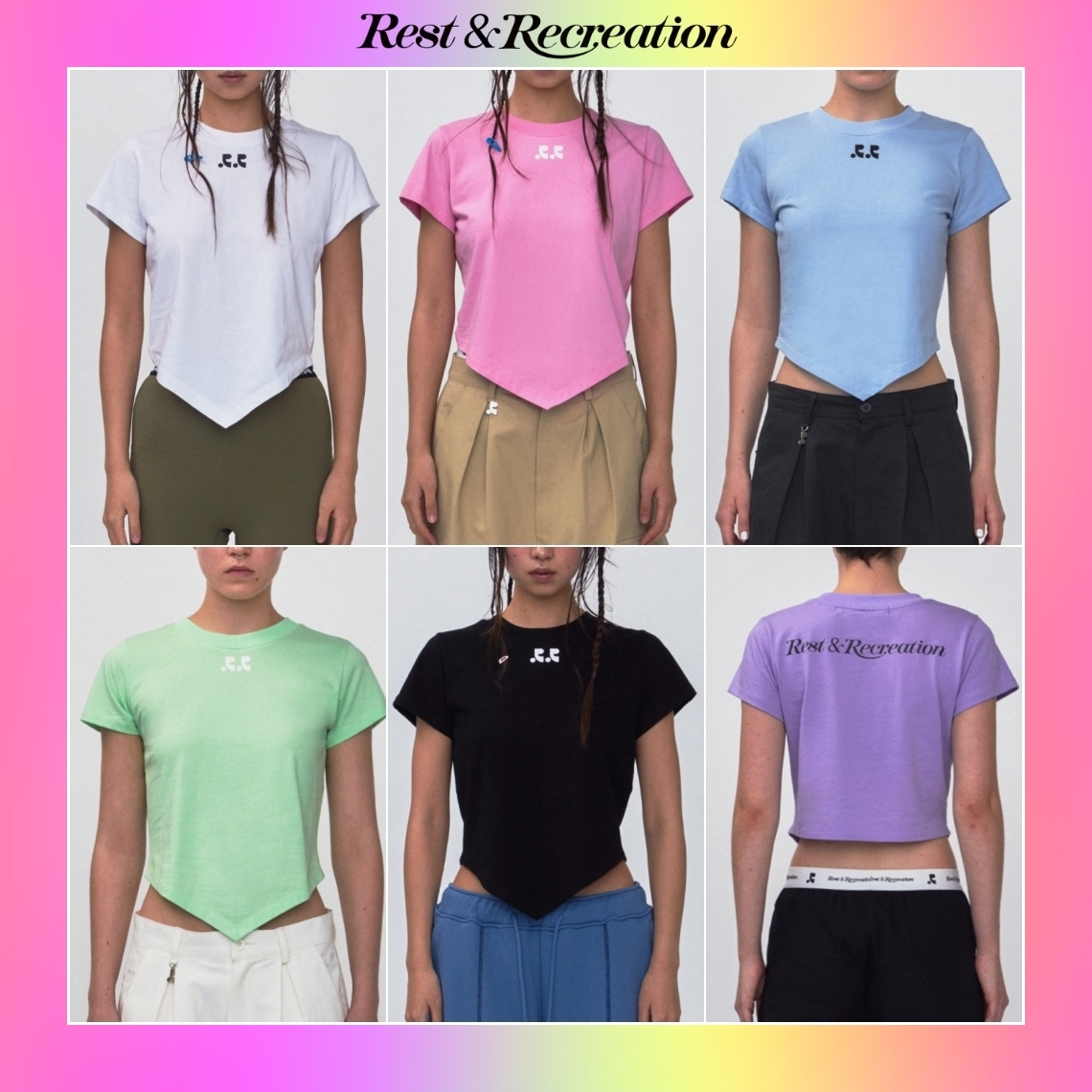 【Rest&Recreation】24SS★RR ARROW POINT TOP
