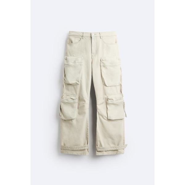 ZARA / ザラ】ユーティリティ マルチカーゴポケット ブラック
