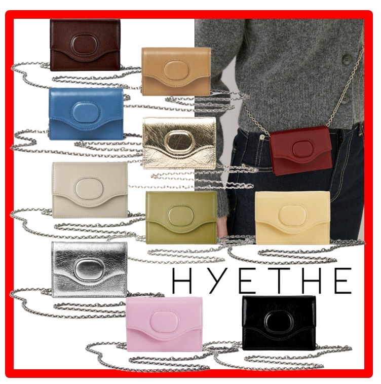 ☆韓国の人気☆【HYETHE】☆EGGSHELL PETITE CHAIN BA.G☆