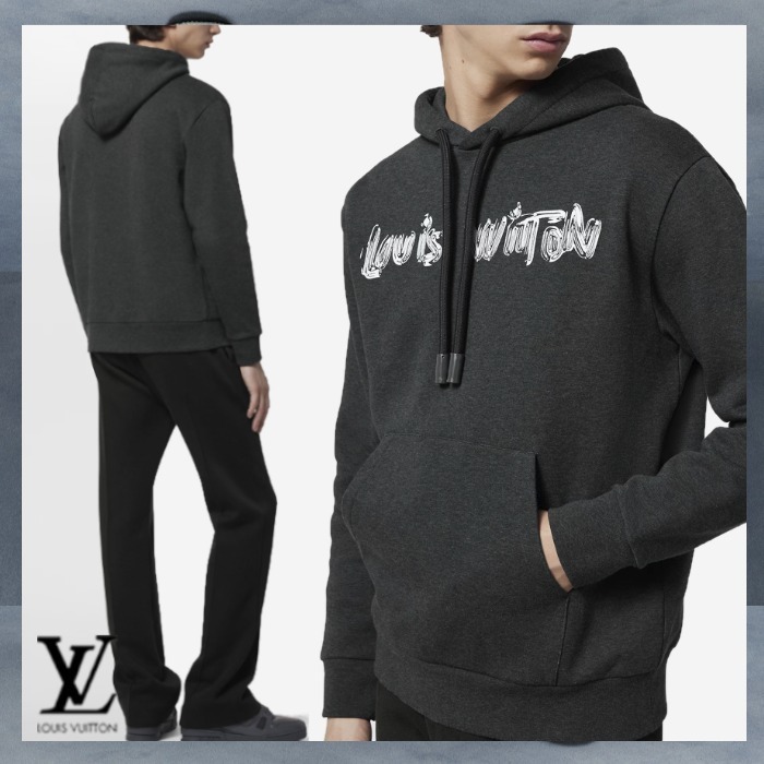 Louis Vuitton 24SS《コットンフーディ》グレー DHL 直営