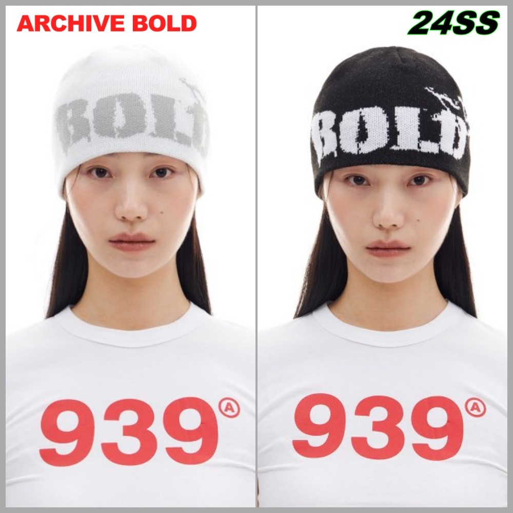 【ARCHIVE BOLD】24SS BOLD UNCUFFED BEANIE