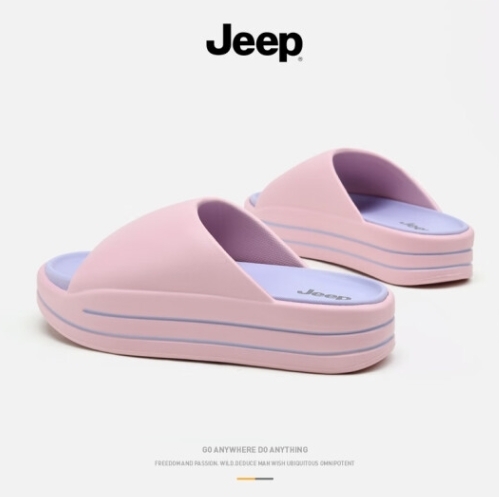 JEEPスリッパ サンダルピーチサンダル 厚底ウェッジ サンダル