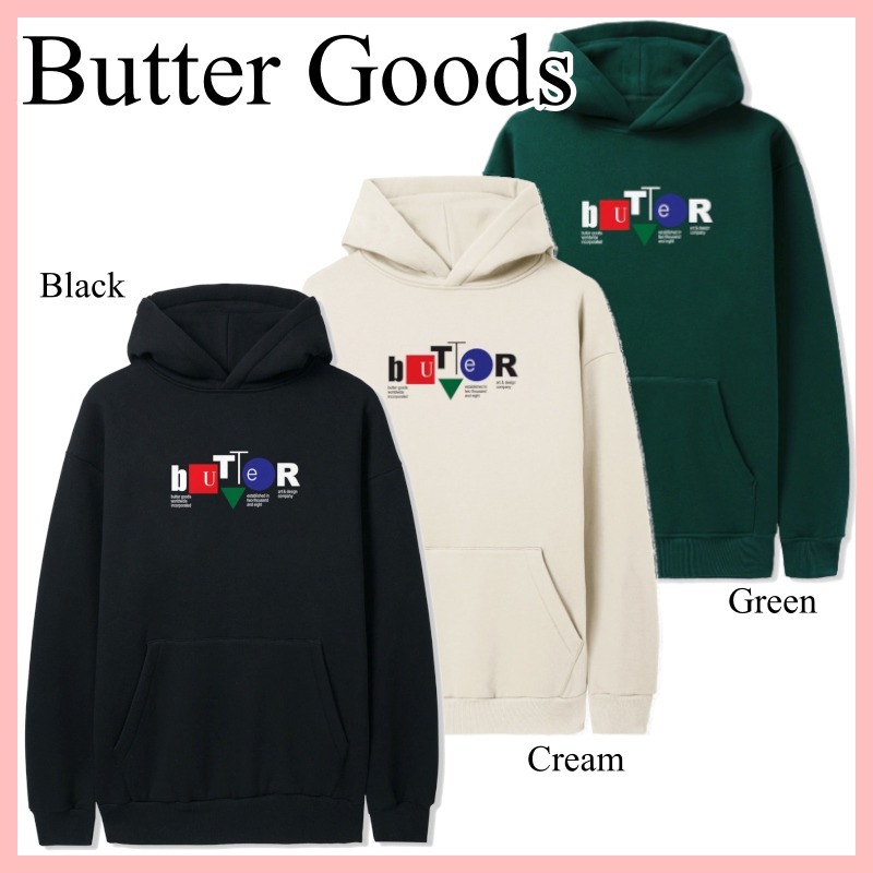 Butter Goods Design Co プルオーバー フーディ 3色 送料込み