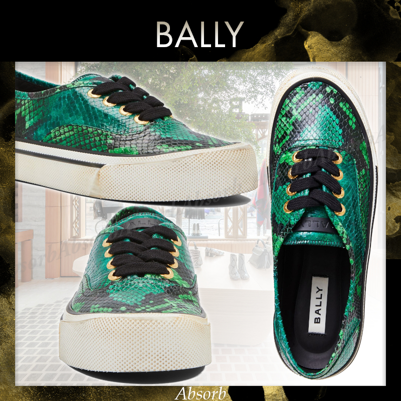 【24SS NEW】BALLY_men / LYDER-P スネークスキン スニーカー