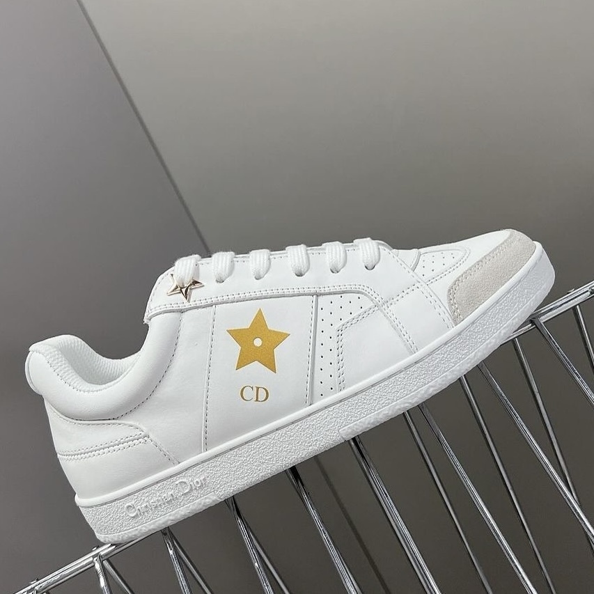 大人気◇Dior Star Suede & Calfskin Sneaker