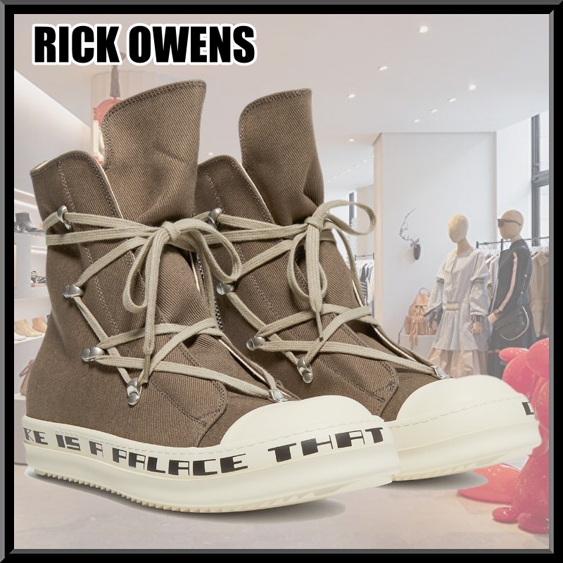 RICK OWENS DRKSHDW ヘキサ ハイカット スニーカー グレー
