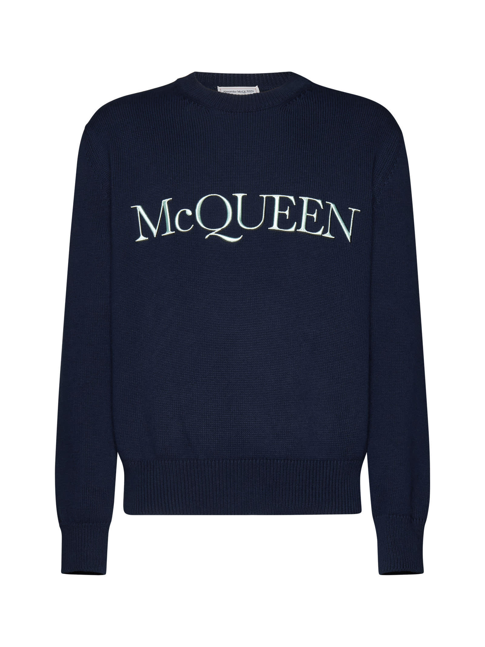 【送料&関税込】Alexander McQueen Cotton Logo Embroidery Jer