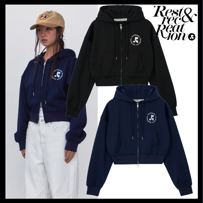 関税/送料込★Rest&Recreation★RR 2WAY ZIP-UP HOODIE