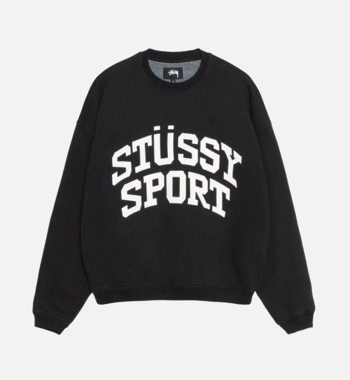☆関税込☆STUSSY☆SPORT RELAXED OVERSIZED CREW☆IVORY