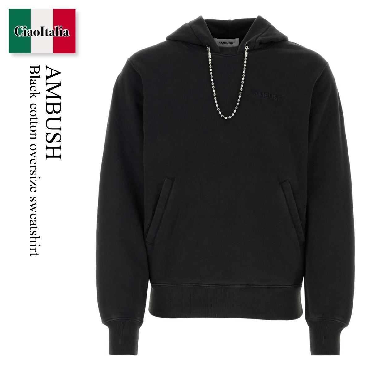 パーカー・フーディ Ambush Black Cotton Oversize Sweatshirt