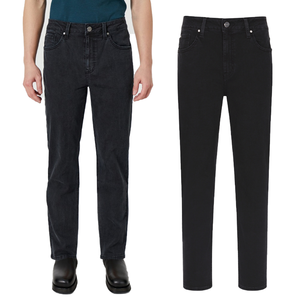 GUESS★Men's_ブラックレギュラーテーパード