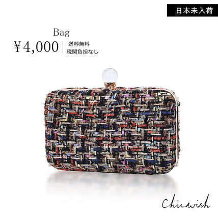 CHICWISH(シックウィッシュ)|手作りビーズサークルクラッチ Chicwish(シックウィッシュ) クラッチバッグ(レディース) - 海外