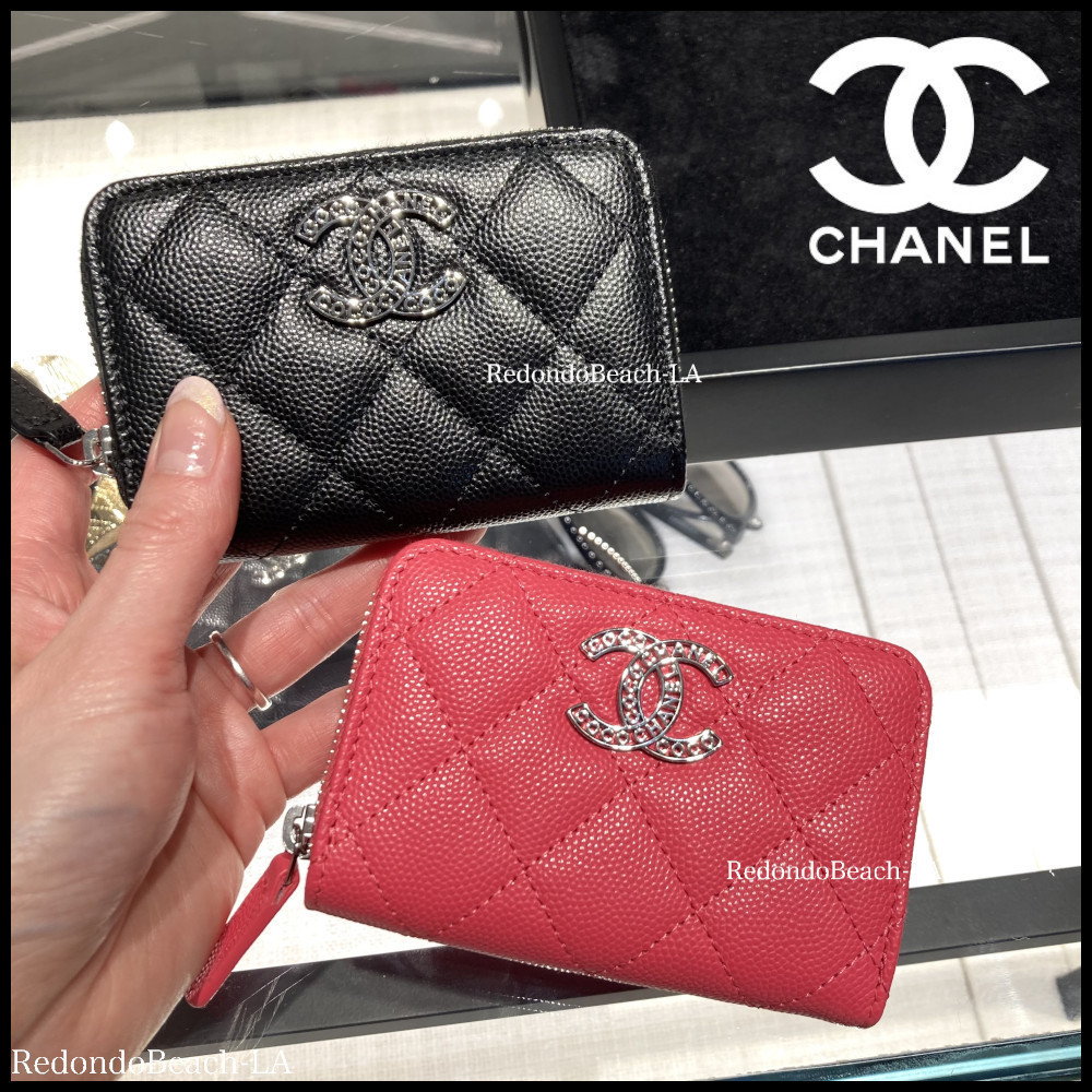 【24P】ブローチのようなCCロゴ★CHANEL★コインケース