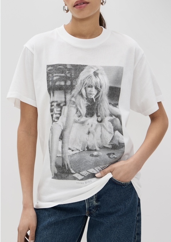 ◆送料・関税無料◆Anine Bing ブリジットバルドーTシャツ