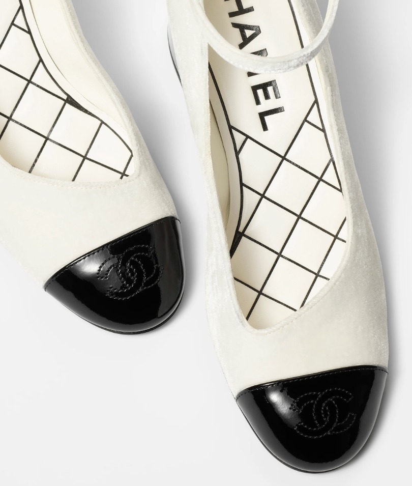 《ベルベットが上品☆》 CHANEL メリージェーン パンプス