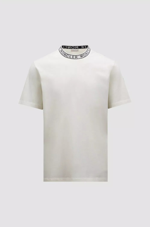 MONCLER2024春夏新作 レタリングロゴ入り クルーネックTシャツ