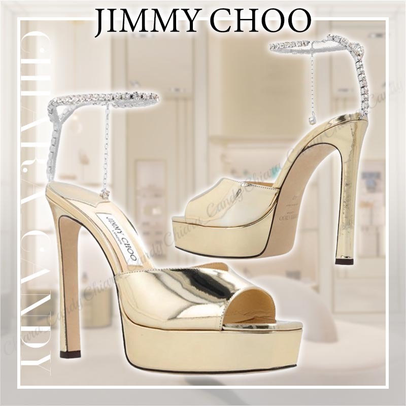 【23AW NEW】Jimmy Choo_woman/ SAEDA ヒール サンダル 145