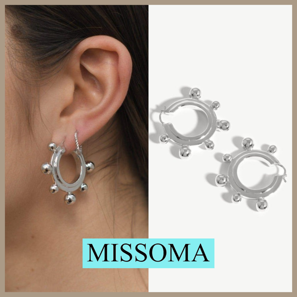 送料関税込 ★MISSOMA★ ミディアム スフィア フープ イヤリング