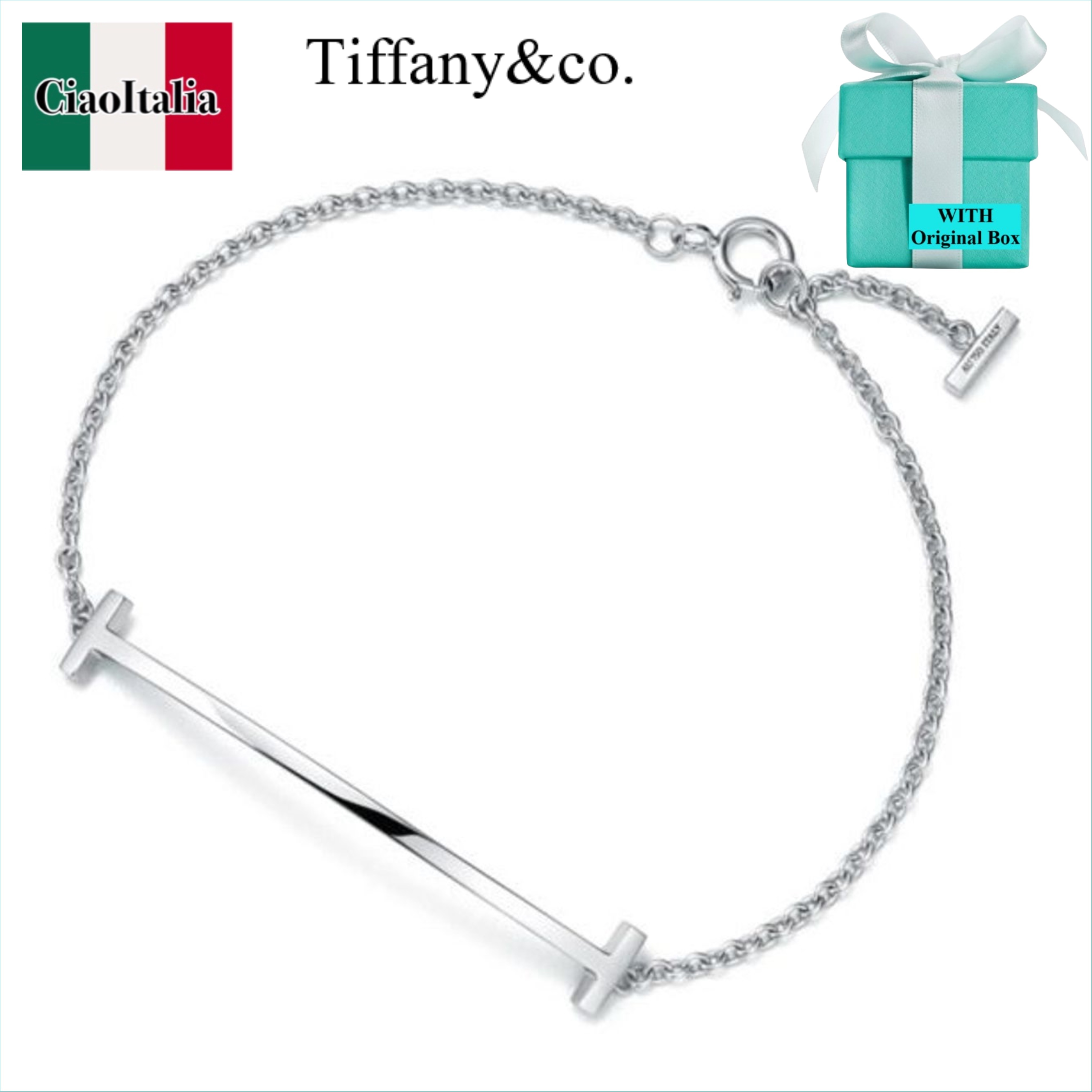 【関税なし】TIFFANY&Co. スマイル ブレスレット
