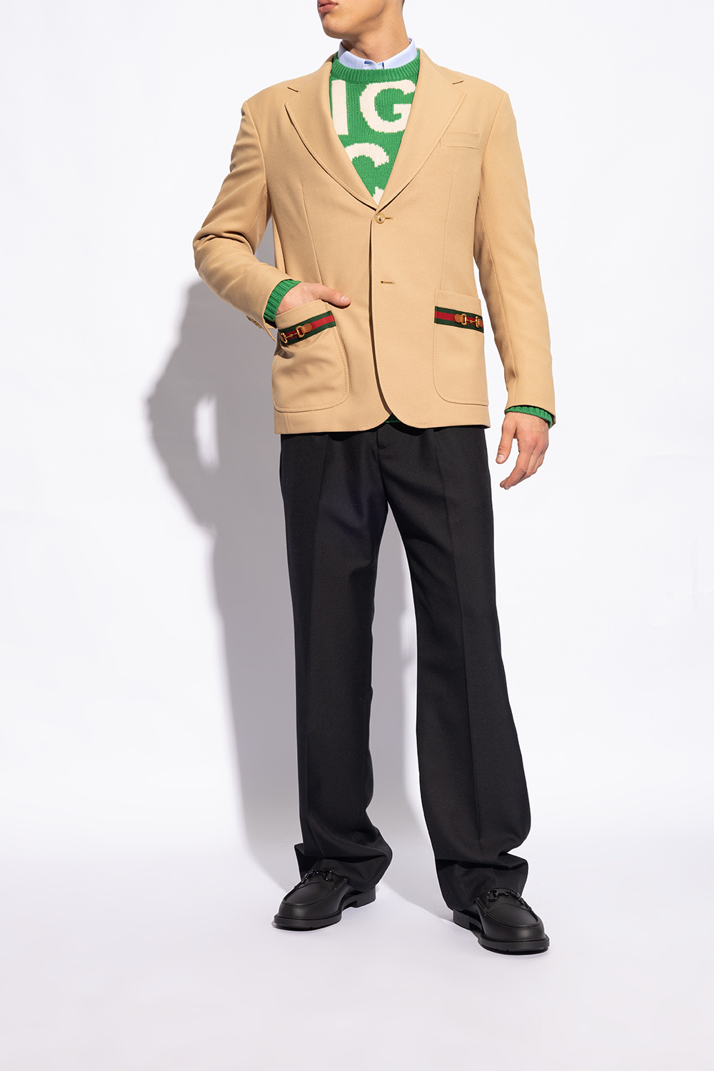 送料込】GUCCI ラッカーフィニッシュ ホースビット ローファー
