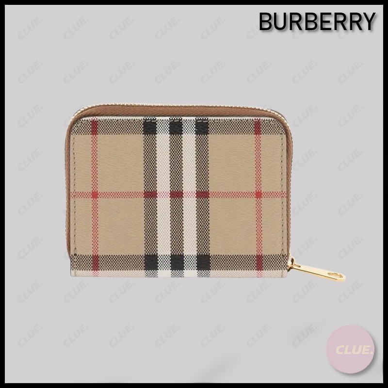 Burberry☆バーバリー スモール チェック ジップ ウォレット