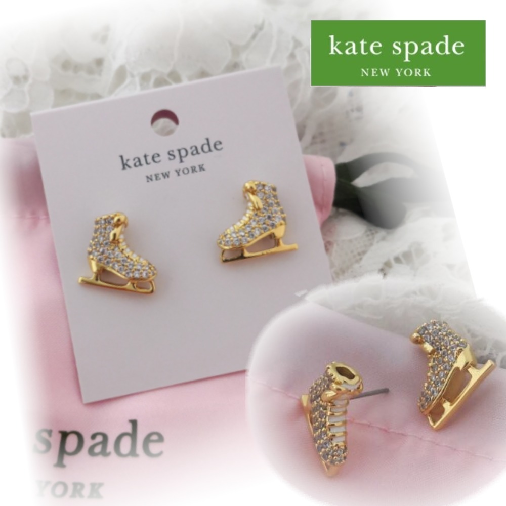 【kate spade】素敵！アイススケート スタッドピアス KA215