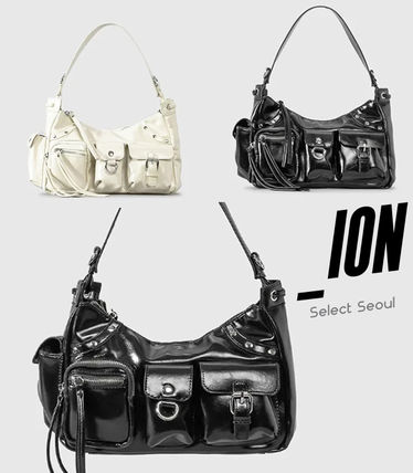 ショルダーバッグ・ポシェット IONSEOUL Earth 3 Pocket Shoulder Bag U LAN (ユーラン) - アース3ポケットショルダーバッグ / Earth 3