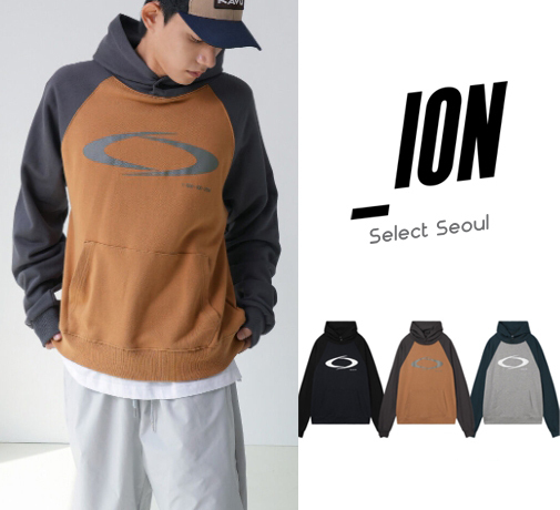 パーカー・フーディ IONSEOUL Coloring snap hood-T JE166