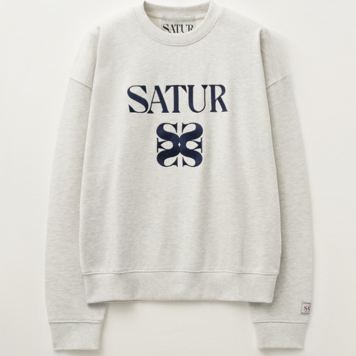 SATUR Classic Logo Sweatshirts 4FT164 (SATUR/スウェット