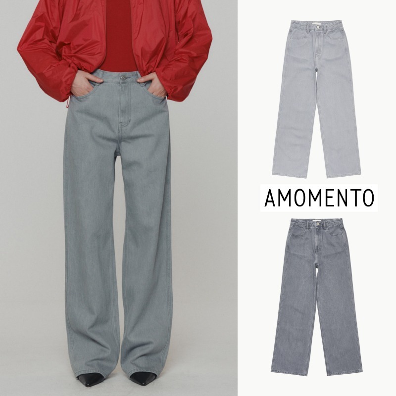 【AMOMENTO】24ss SEMI WIDE BOOTS CUT