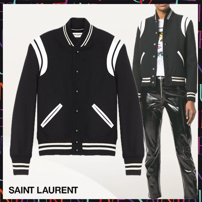 Saint Laurent《テディ ジャケット》ブラック ウール DHL 直営店