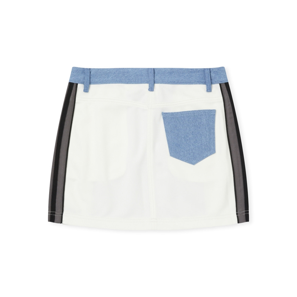 ノルディ★WOMEN'S DENIM MIX TRACK MINI SKIRT★ミニ スカート ノルディ☆WOMEN'S DENIM MIX TRACK MINI SKIRT☆ミニ スカート