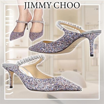 JIMMY CHOO キラキラ輝く Cheri Slide スライド サンダル JIMMY CHOO Jimmy Choo ジミーチュウ スライド サンダル FITZ/F