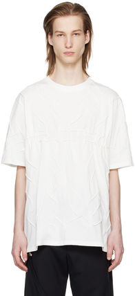 【関税込み】HELIOT EMIL ホワイト Pleistos 長袖Tシャツ heliot-emil-black-pleistos-