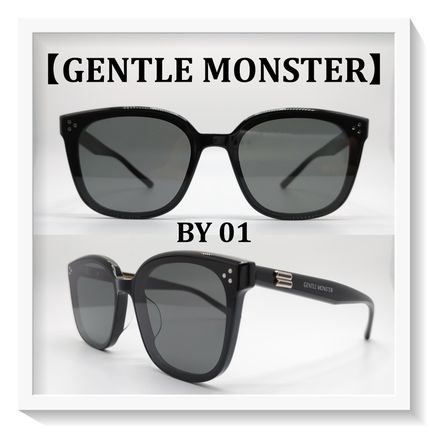 Gentle Monster Sunglasses Unisex Studded Street Style Square Oversized Sunglasses