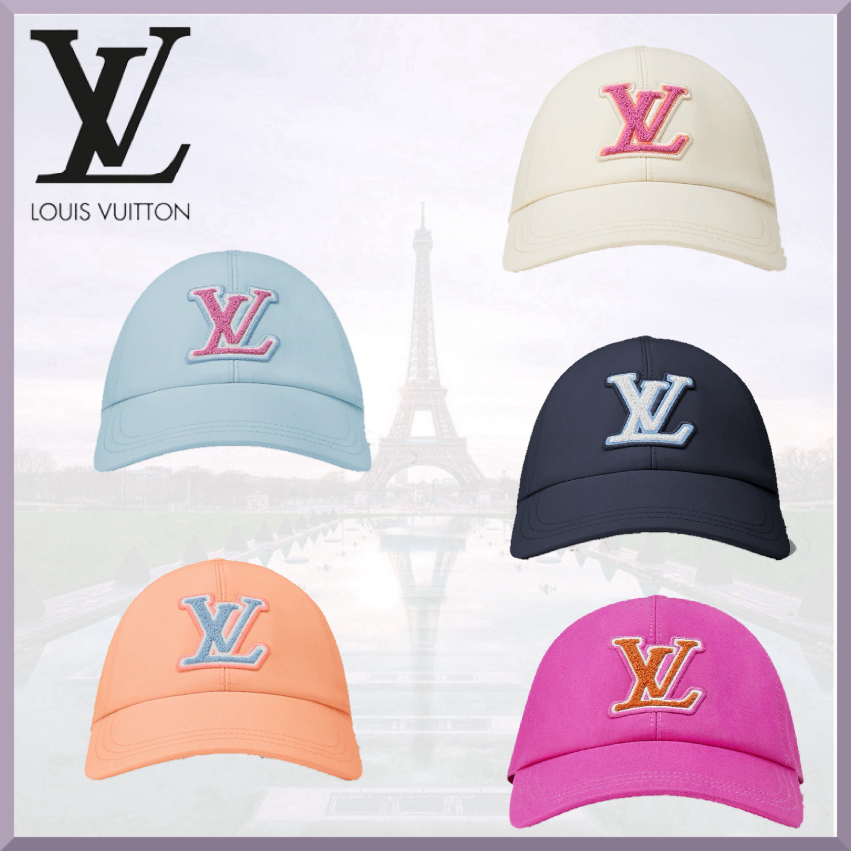国内発送【LOUIS VUITTON】LV リミックス キャップ 2024新作