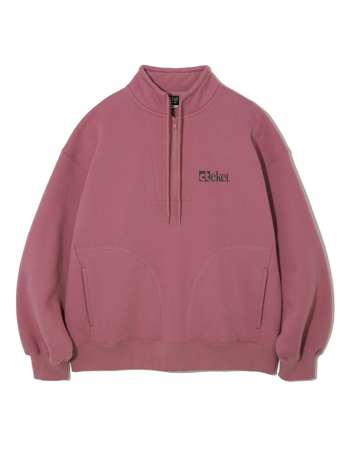 スウェット・トレーナー teket Plan Half Zip-Up Sweatshirt 4FT888 TEKET】Plan Half Zip-Up Sweatshirt (teket/スウェット